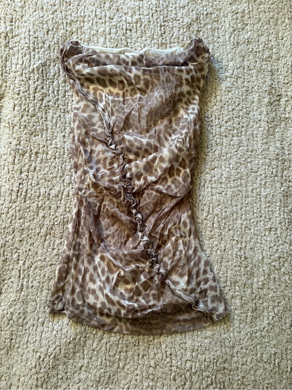 Y2K Cheetah Top